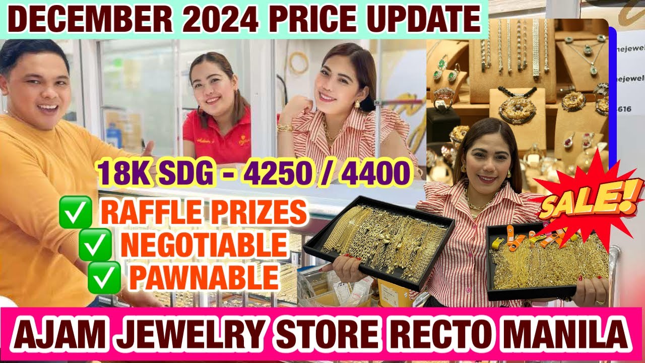 PRICELIST NG GOLD SA C.M RECTO 