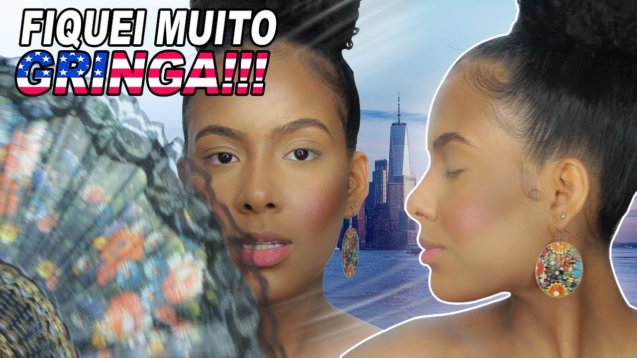 MAQUIAGEM INSPIRADA NAS GRINGAS! (a mais linda que eu ja fiz)