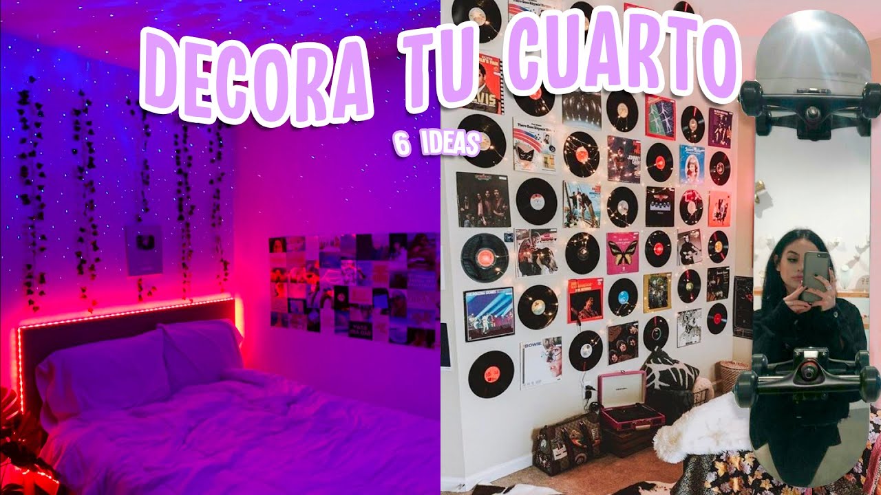 TRANSFORMA TU HABITACION!! 6 IDEAS PARA DECORAR TU CUARTO AESTHETIC (PARTE 2) - Tutoriales Belen