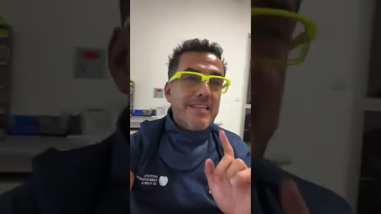 Mira este caso en vivo, tenía tres arterias tapadas y no lo sabía