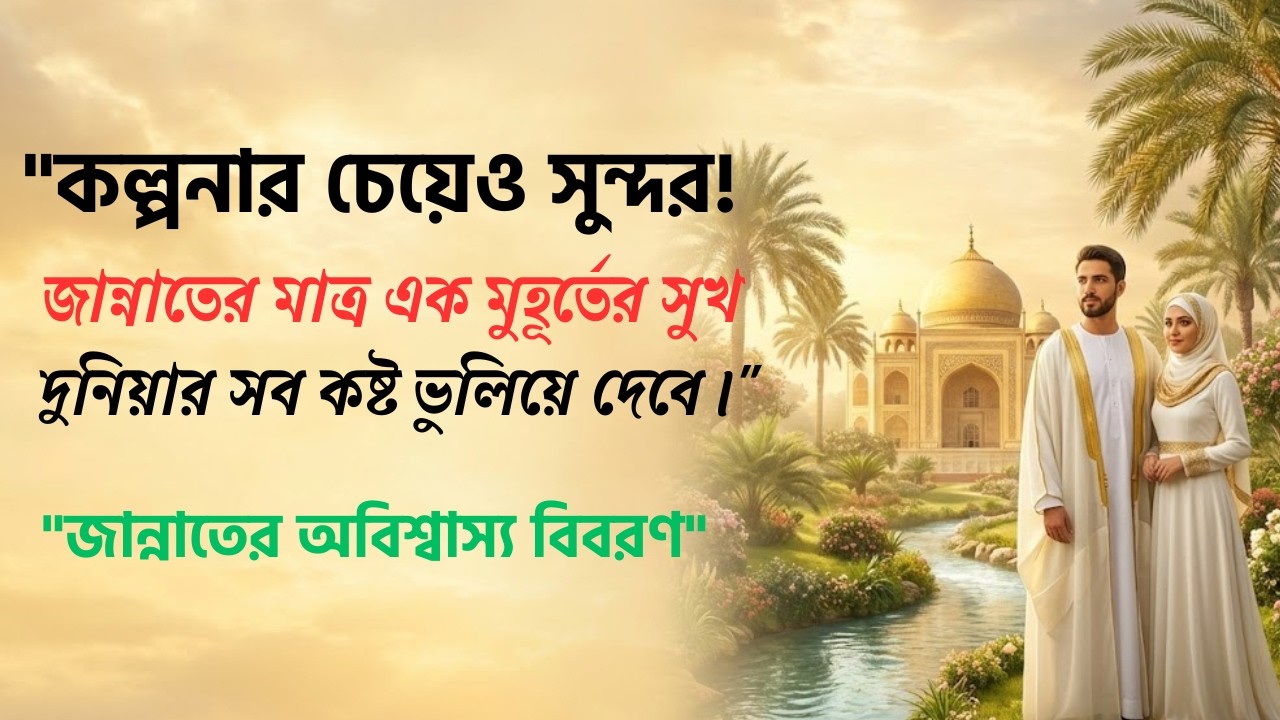 জান্নাতের অপরূপ সৌন্দর্য ও সুখ শান্তি | The Beauty of Jannat |Light of Life |Jannat |Paradise