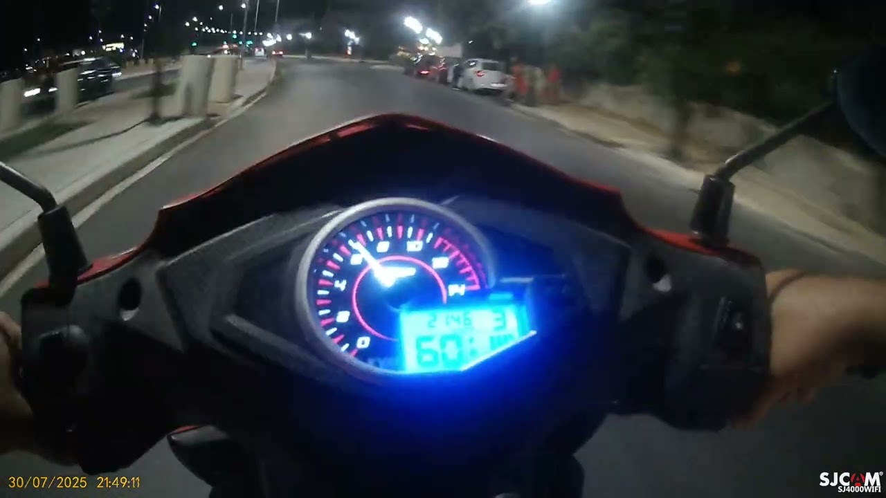 Νυχτερινή βόλτα sym vf 125