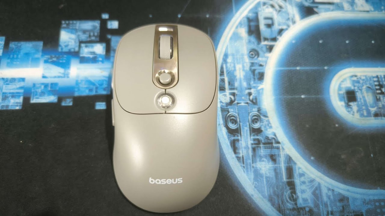 Baseus Wireless Bluetooth Dual Mode Rechargeable Ergonomic OLED Screen Display Mouse