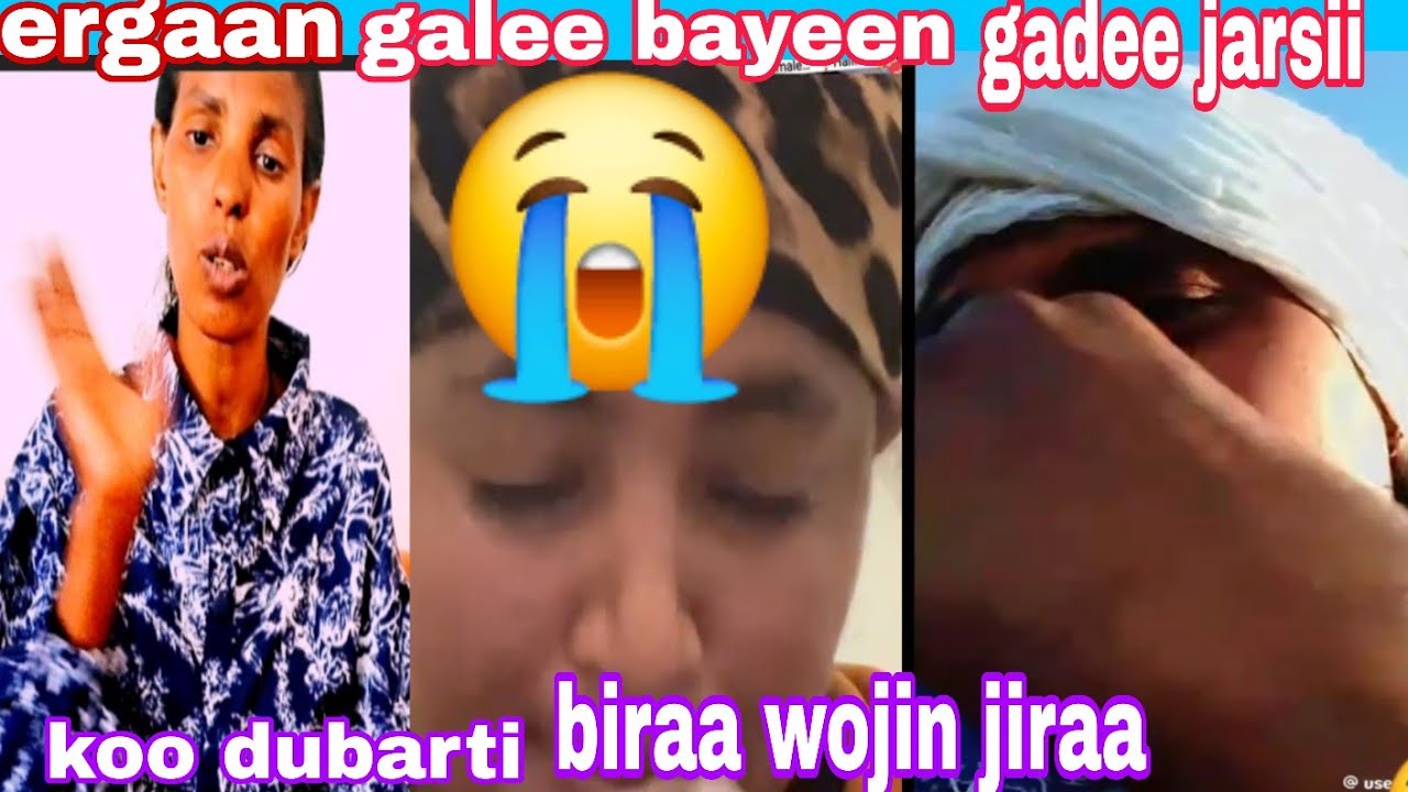 Ergaan biyyaa gallee gudiin ta'ee shamaraan tenyaa biyaa arabaa asi keessatii ofii ilalaa😭