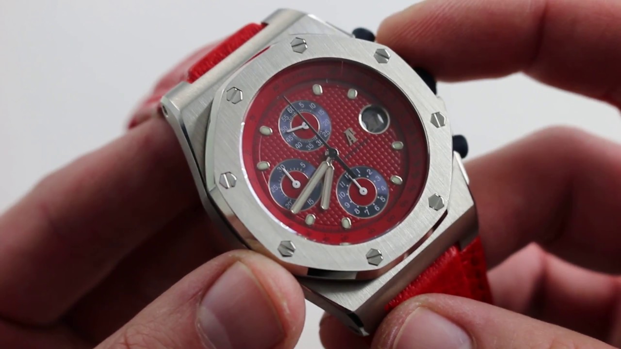 Audemars Piguet Red Themes - Royal Oak Offshore Chronograph 25770ST.OO.D009XX.04 Watch Review