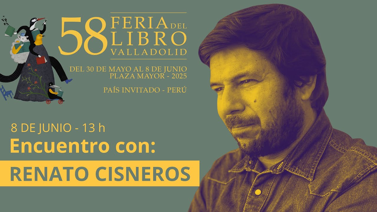 Encuentro con Renato Cisneros en conversación con Pedro Ojeda, director de la Feria