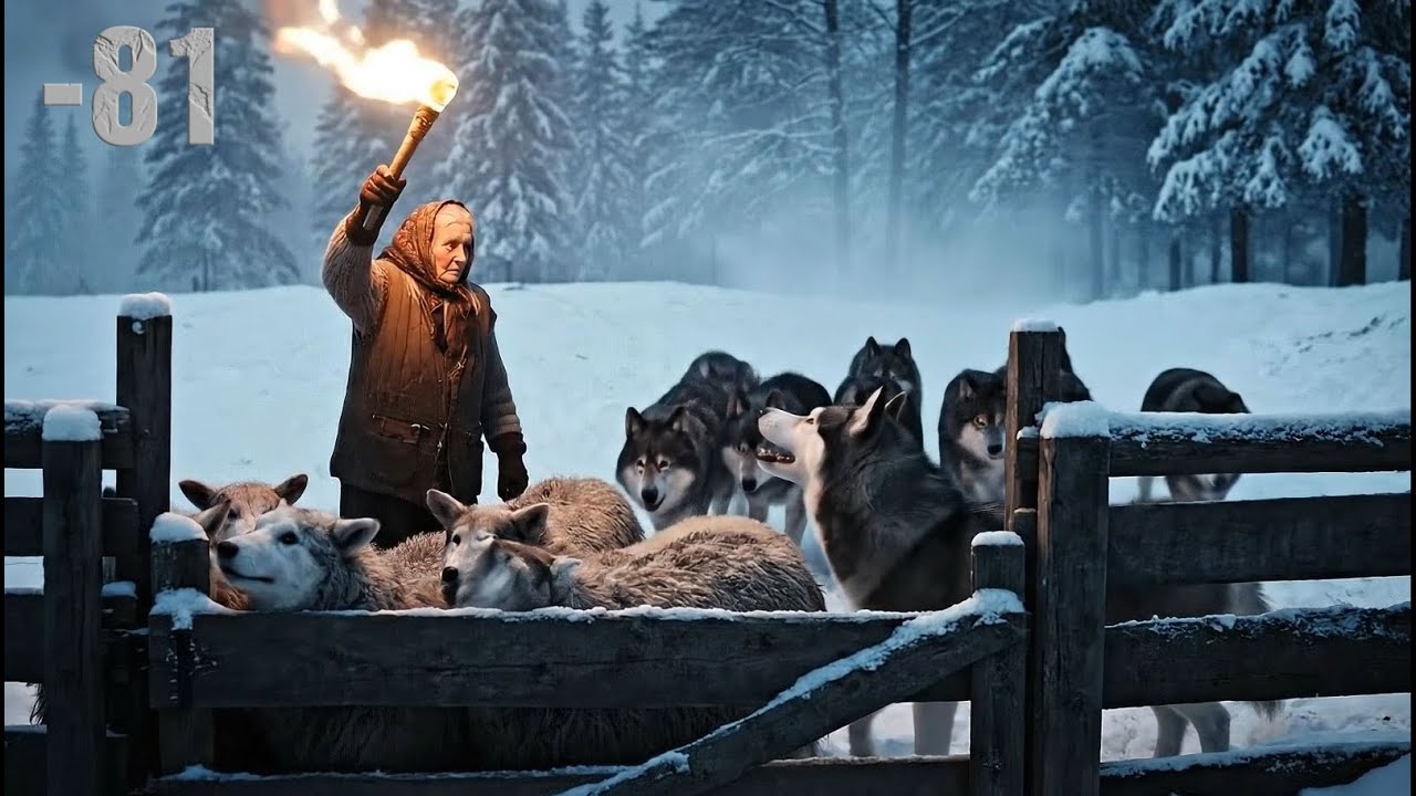 Alone at −81°C: 95 Year Old Woman Fights With Wolves To Protect Her Sheep's