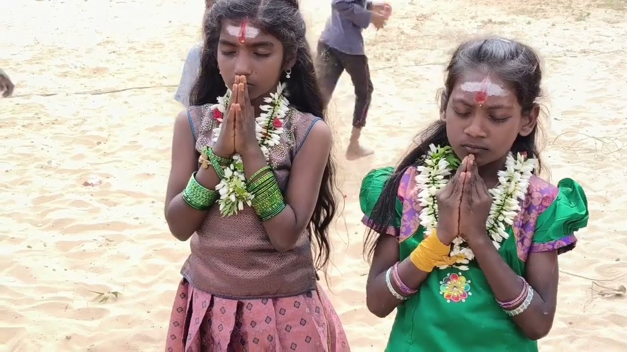 7 வயது சிறுமி மீது சாமி இறங்கி ஆடும் காட்சி | பம்பைசெந்தில் பூசாரிப்பாட்டு | கன்னியம்மன் அழைப்பு