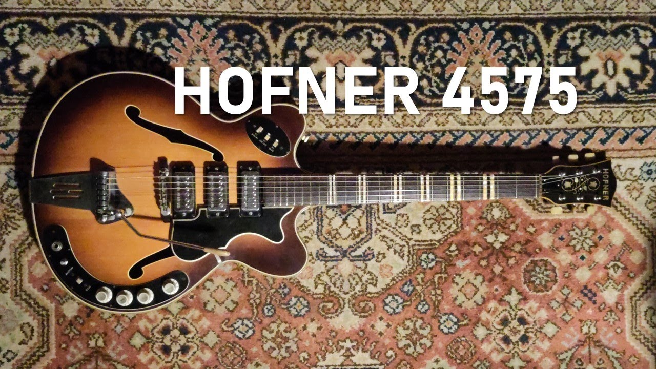 Vintage Hofner 4575 - sounds