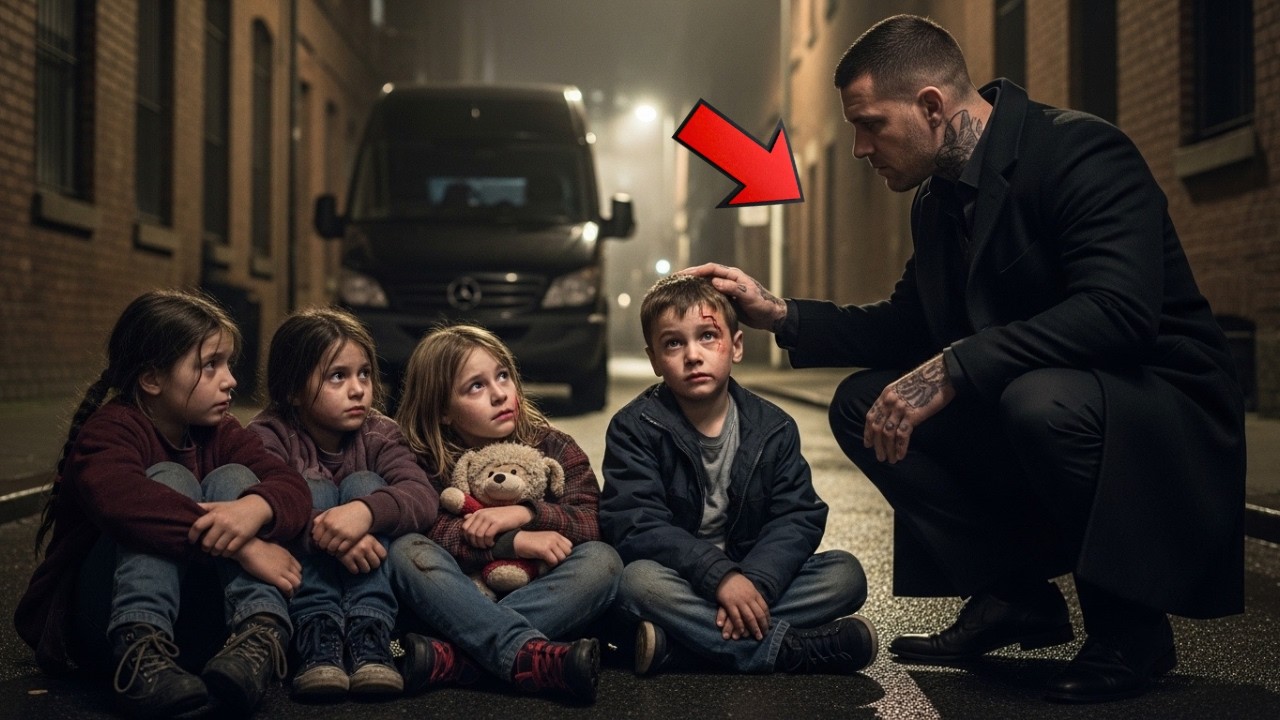 “All of You… Come With Me.” The Mafia Boss Said — Five Orphan Siblings Followed Him Into the Night