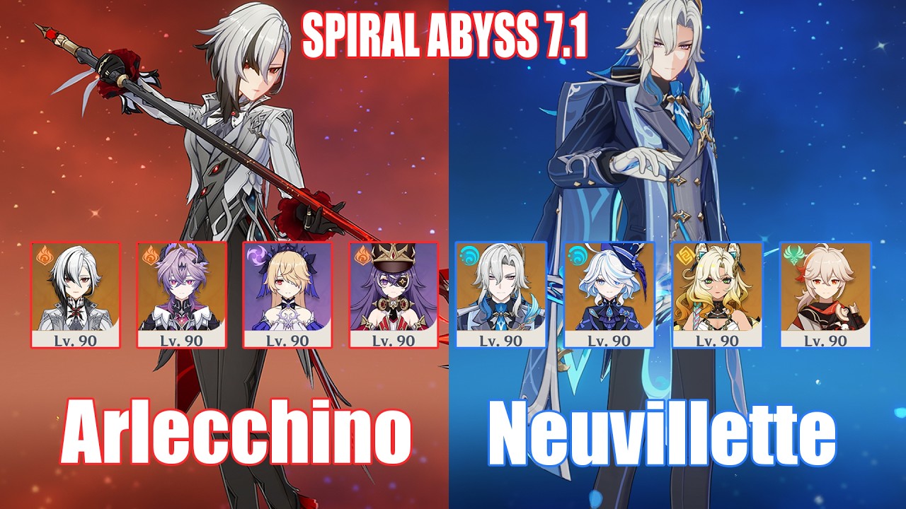 C0 Arlecchino Overload & C1 Neuvillette Hypercarry | NEW Spiral Abyss 7.1 | Genshin Impact