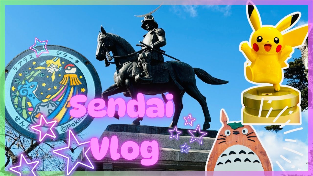 Sendai Vlog, Castle Adventures & Downtown Kawaii Shopping!