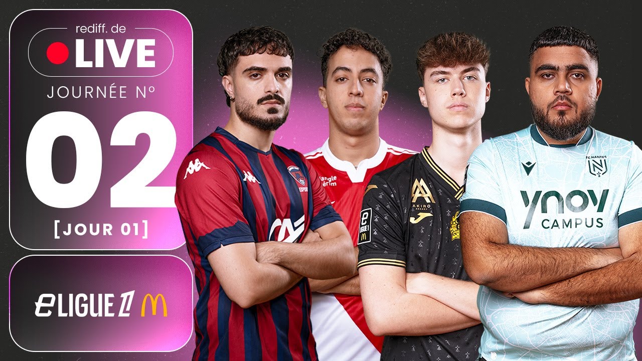 eLigue 1 McDonald's 2026 - 2&egrave;me Journ&eacute;e - Jour n&deg;1 - CF63 vs AS MONACO /  FC LORIENT vs FC NANTES