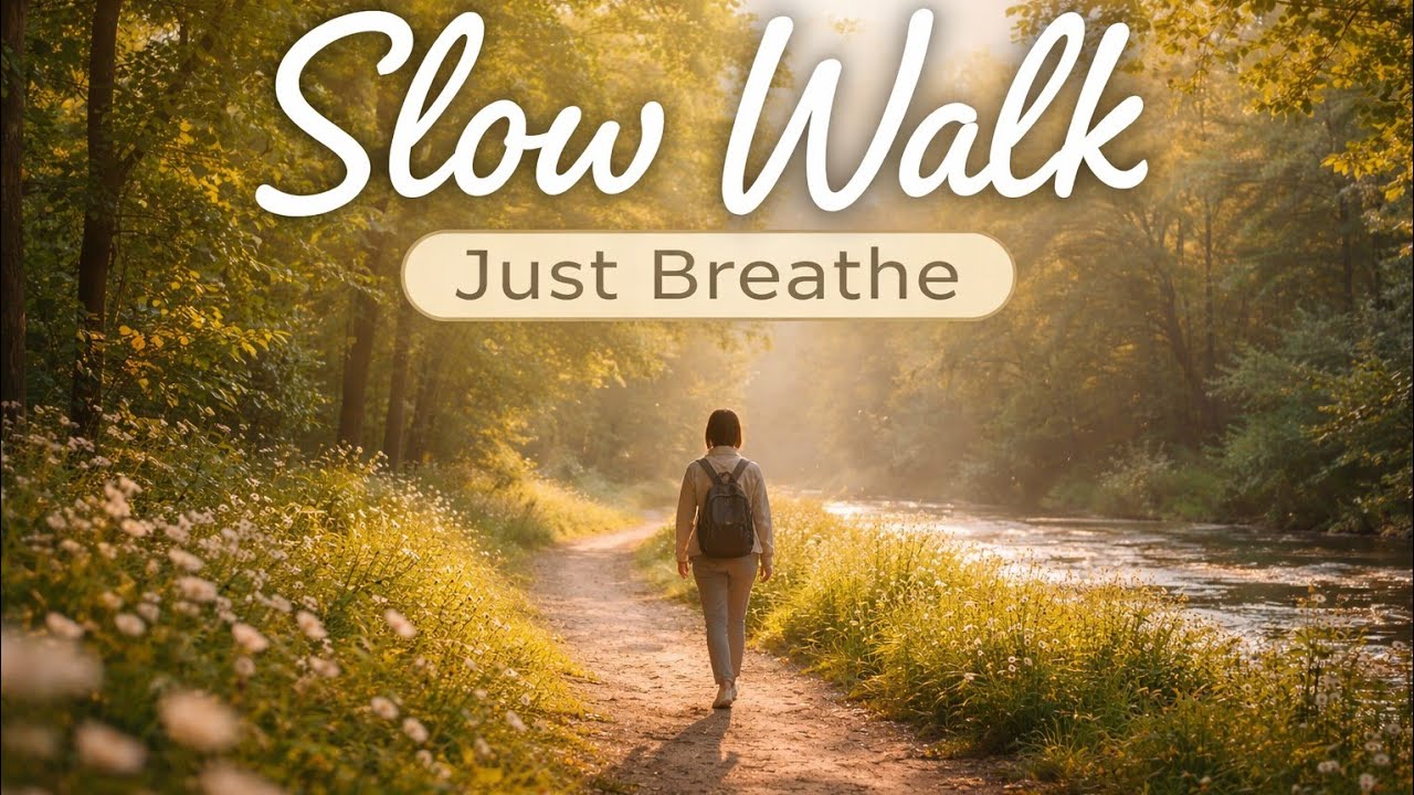 A Slow Walk When the World Is Quiet 🌿 | Peaceful Day Walk to Calm Your Mind