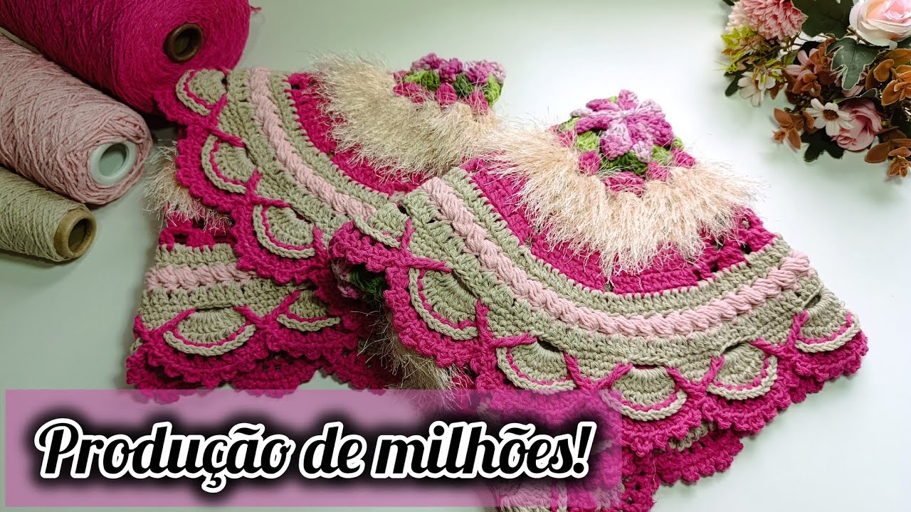 💥3/5 VOCÊ VAI SE APAIXONAR POR ESSA PRODUÇÃO #produçãodecroche 