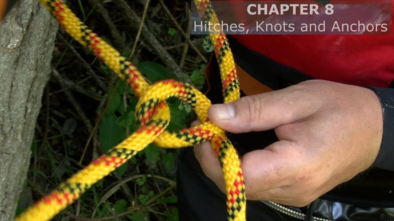 Ch 8. Knots, hitches & anchors, White Water Safety Instructional movie, for kayakers and canoeists.