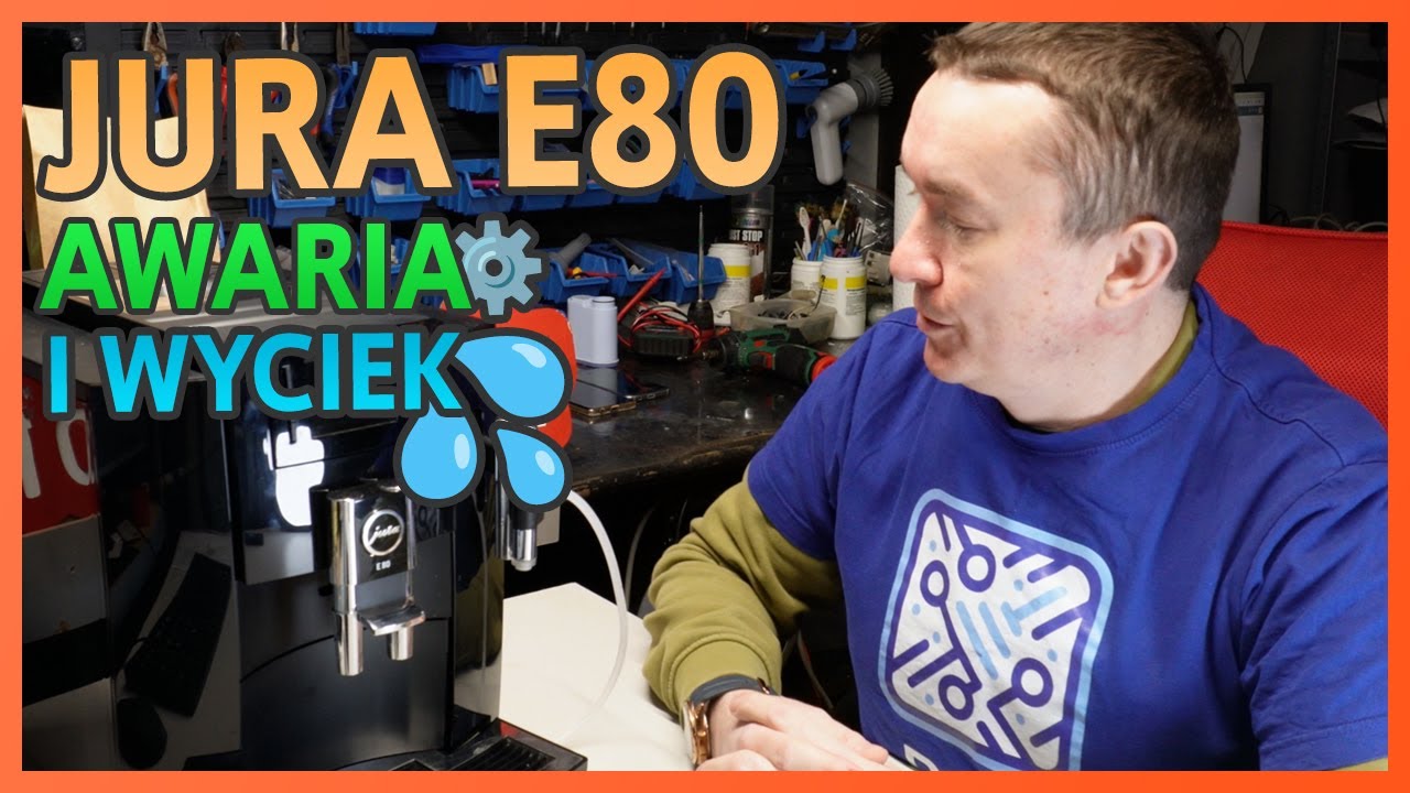 EKSPRES #JURA E80 - PRZECIEKA, NIE WIDZI TACKI, GŁOŚNO PRACUJE #coffeedoctor