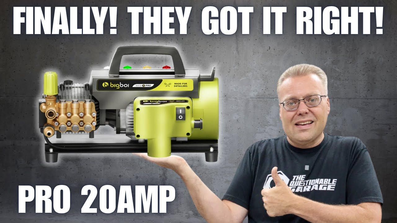 Big Boi Washr Pro 20 Amp Pressure Washer | They Got It Right This Time!
