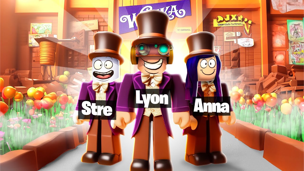 FABBRICA DI CIOCCOLATO! LA STORIA DI WILLY WONKA IN ROBLOX