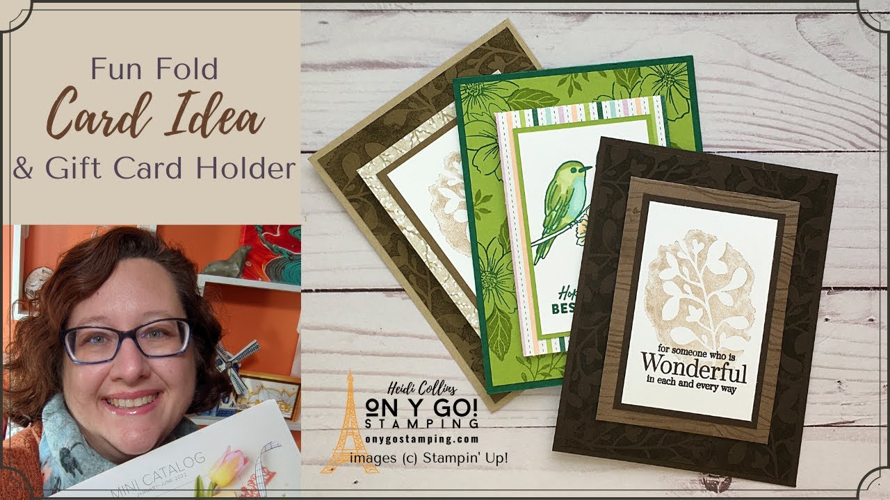 Fun Fold Card Idea that's a Gift Card Holder