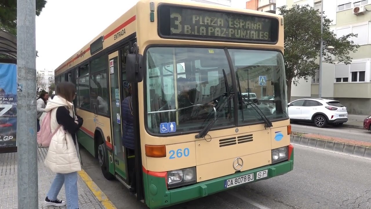 TCSFC 260 | Urbano de Cádiz | Mercedes-Benz O405N2 Hispano VOV | Sotillo
