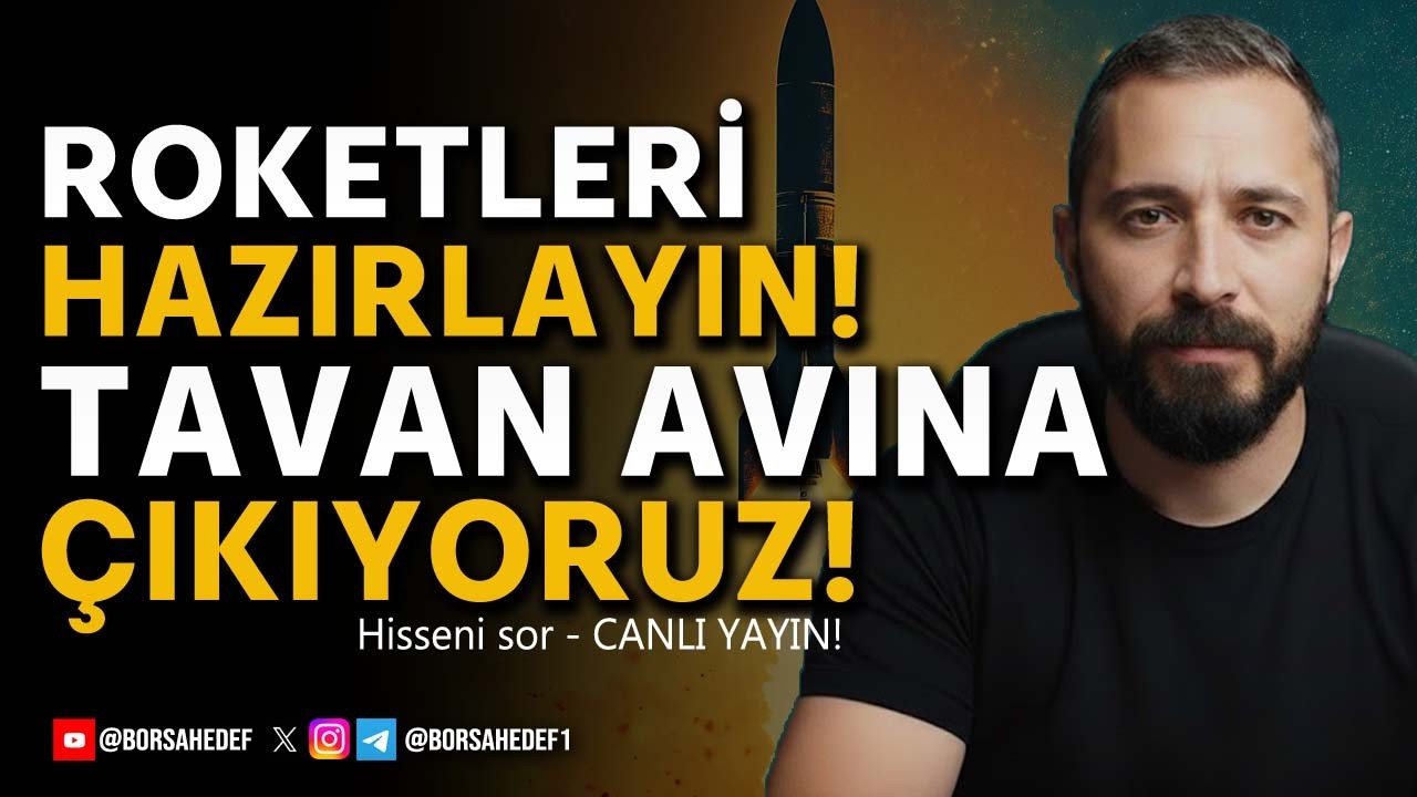 ROKETLERİ HAZIRLAYIN BORSADA TAVAN AVINA &Ccedil;IKIYORUZ!! #bist100 #borsa #hisse