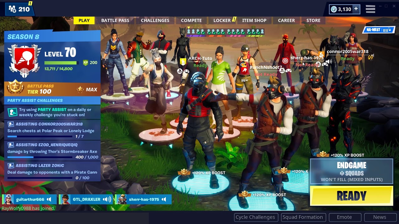 FORTNITE LARGE PARTY SUPPORT IS HERE!