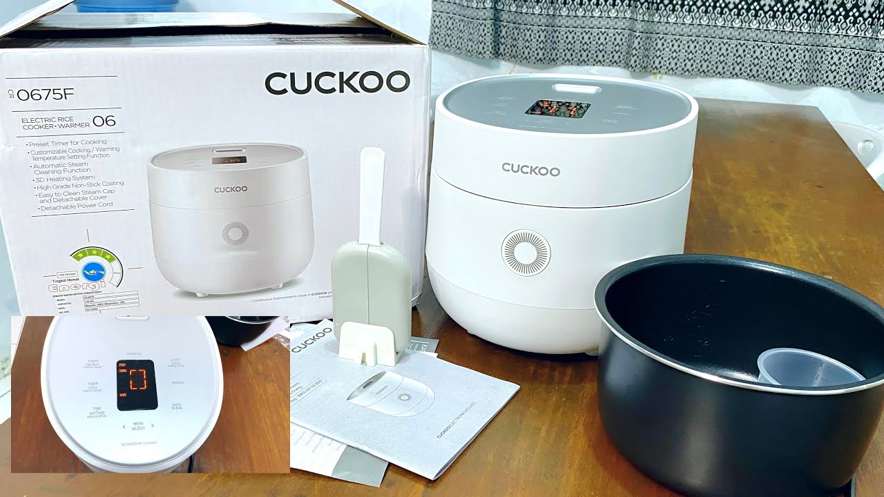 Review, Unboxing dan Tutorial Rice Cooker CUCKOO CR 0675f