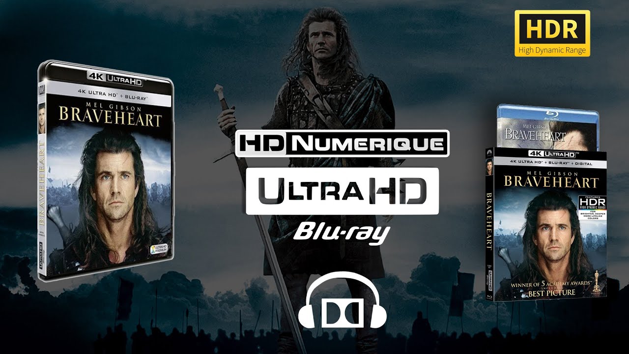 [HDR Required] Braveheart (1995) : 4K UHD (Fox) vs 4K UHD (Paramount) vs Blu-ray [ATMOS Preview 🎧]
