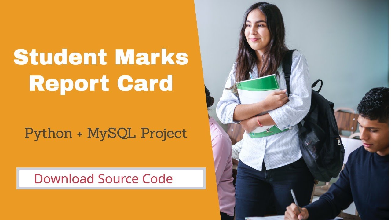 Student report card Python + MYSQL Project