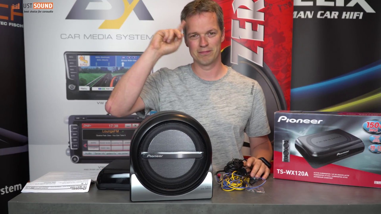 Pioneer Aktivwoofer TS-WX120A und TS-WX210A  - feiner Aktivbass für euer Auto