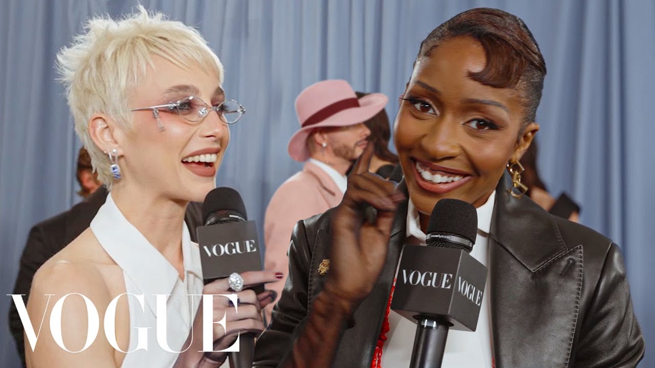 Ayo Edebiri Drew Inspiration From The Dandy Men in Her Life | Met Gala 2025 With Emma Chamberlain