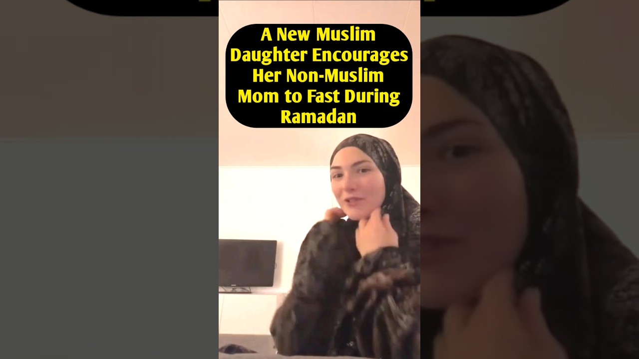 Convincing My Mom to Fast for Ramadan &ndash; A Funny Journey! #Ramadan #Fasting #FamilyMoments #shorts