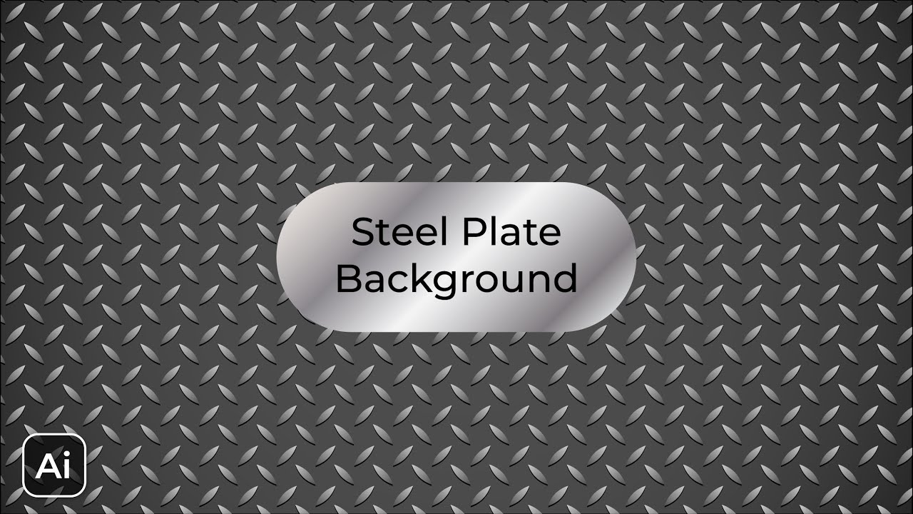 Steel Plate Background Design - Adobe Illustrator Tutorials
