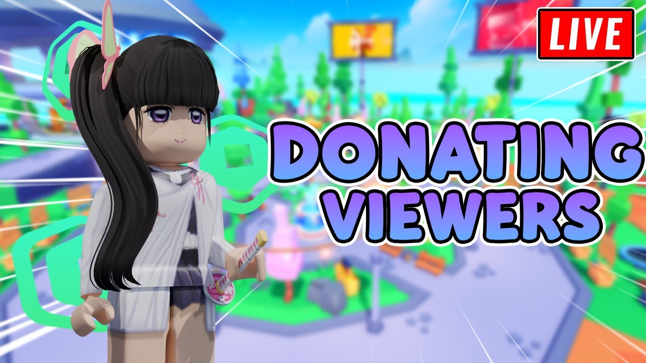 🔴 LIVE: Donating Robux in PLS DONATE 🔴