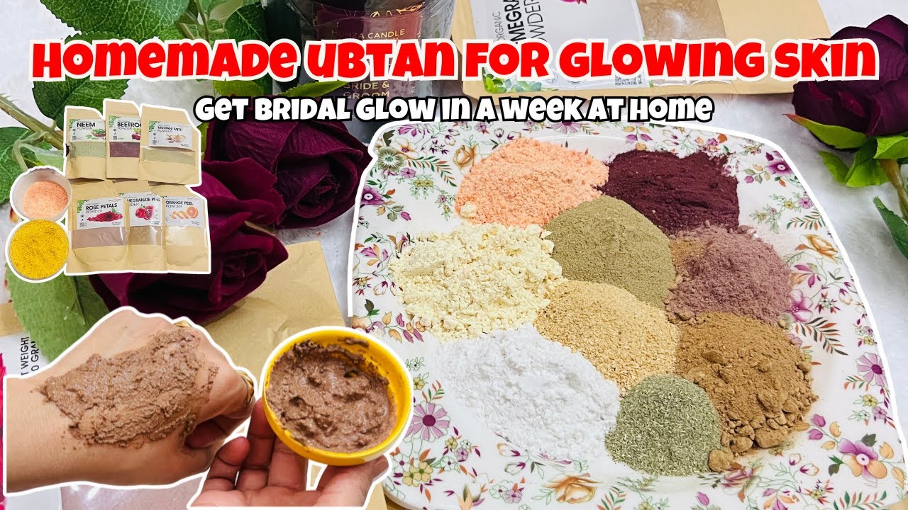 Homemade Bridal Ubtan For Skin Whitening |Bride To Be Series Part 2🌸100% Results ✅