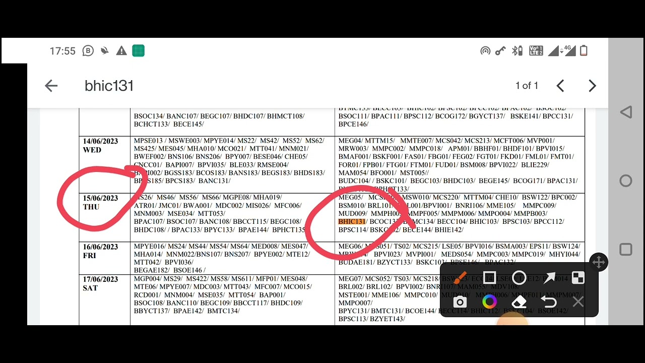 IGNOU Final exam date sheet // how to check IGNOU exam date sheet June 2023 // 9992931109 #datesheet