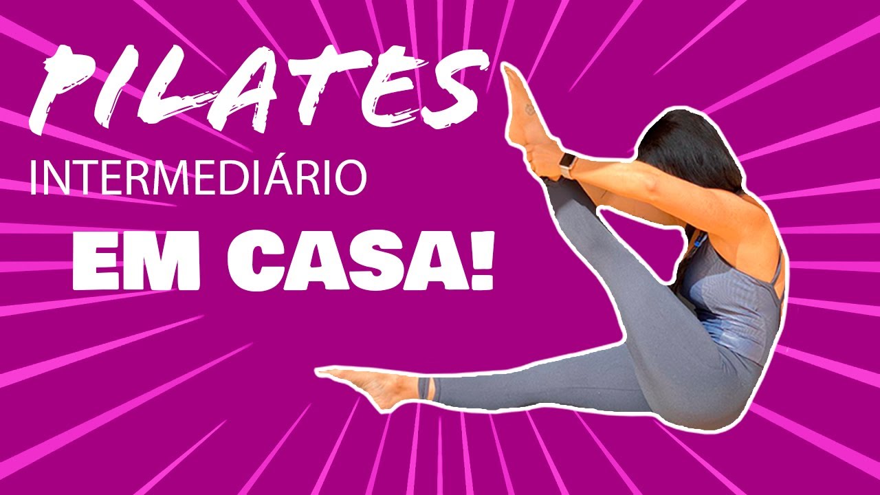 MAT PILATES INTERMEDIÁRIO EM CASA