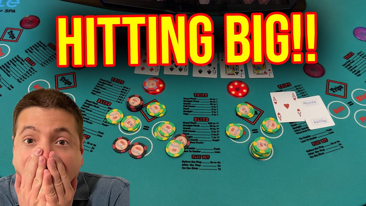 WINNING LIKE CRAZY AND RUNNING!! ULTIMATE TEXAS HOLD'EM POKER IN LAS VEGAS!!