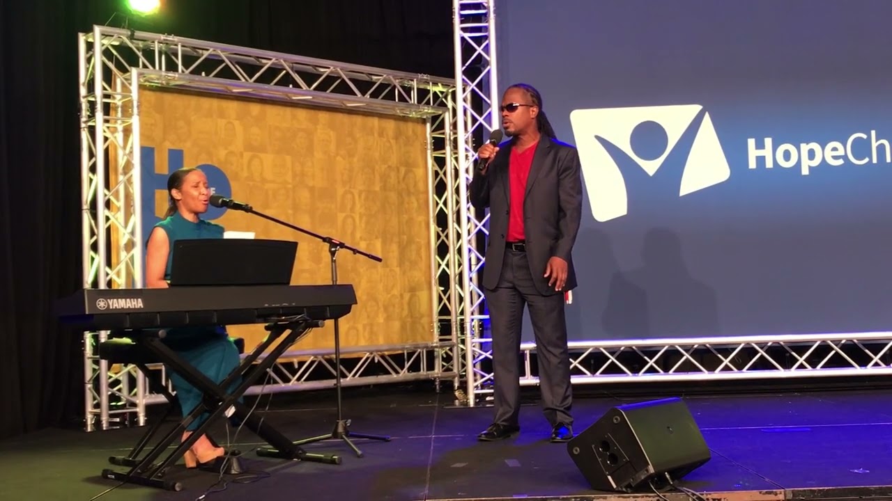 Neville Peter and Denise Barclay singing Wonderful Merciful Savior
