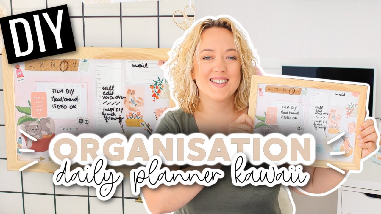 DIY ORGANISATION BUREAU : DAILY PLANNER PERPETUEL