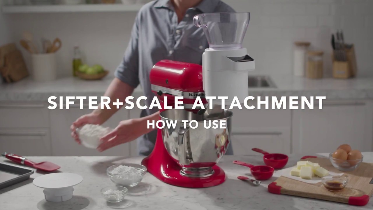 How to Use the Sifter + Scale Attachment | KitchenAid&reg; Sifter + Scale Attachment