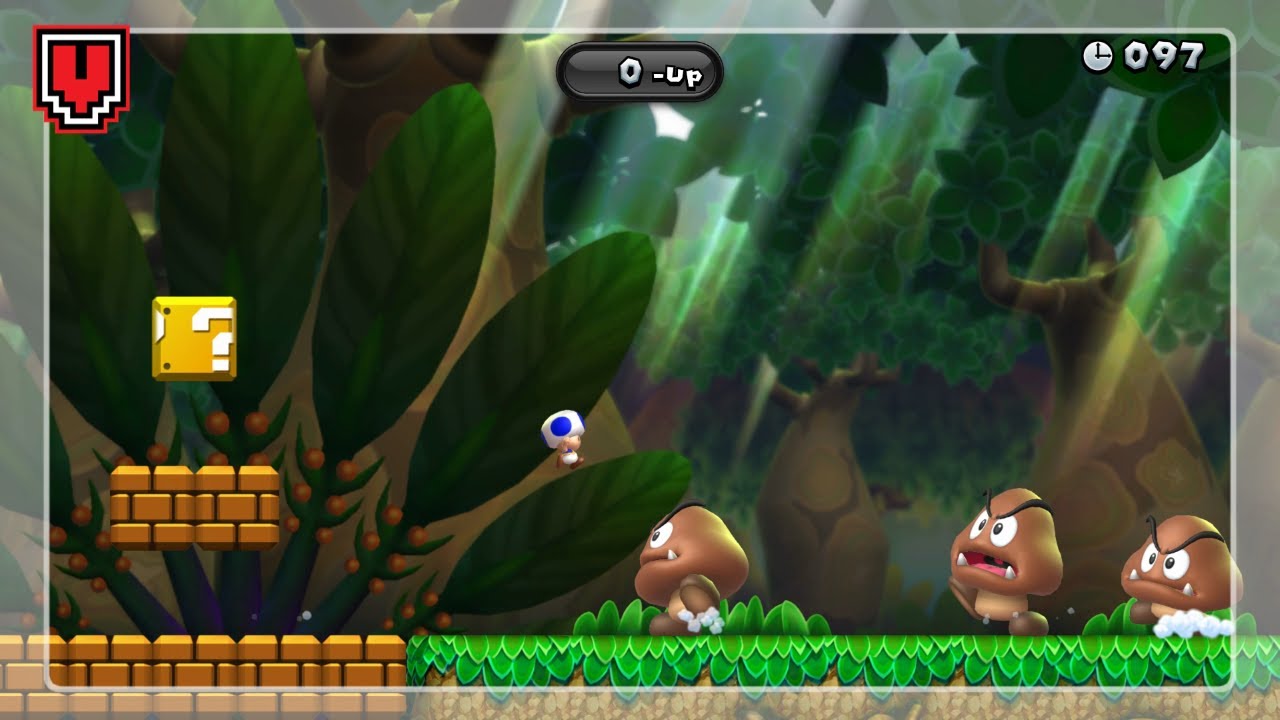 Big Goomba Bounce Bash (Gold medal) // NEW SUPER MARIO BROS U DELUXE walkthrough