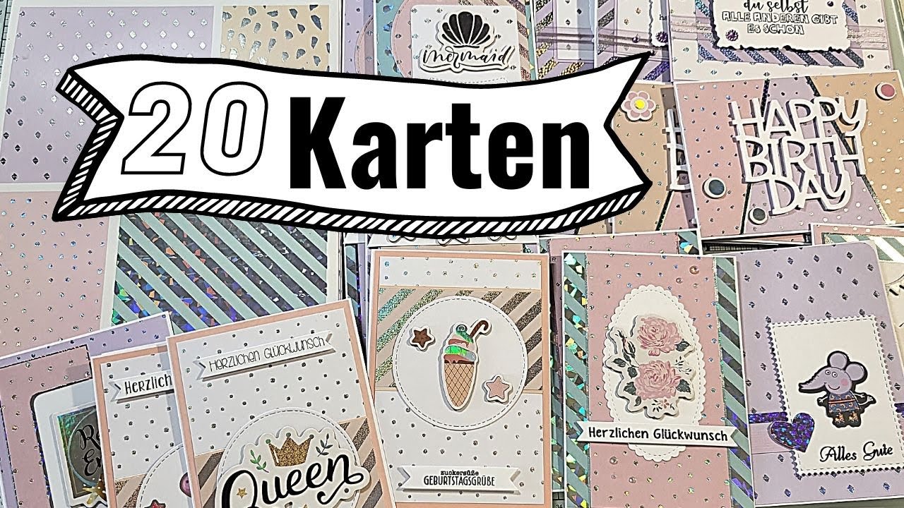 20 Karten 1 Block von Action | Paper Pad Holographic  | 