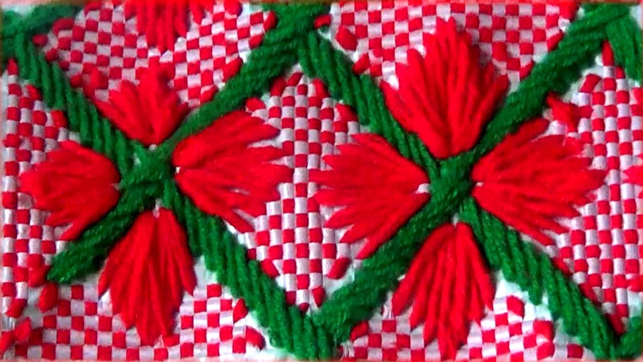 Hand stitch on plastic sack