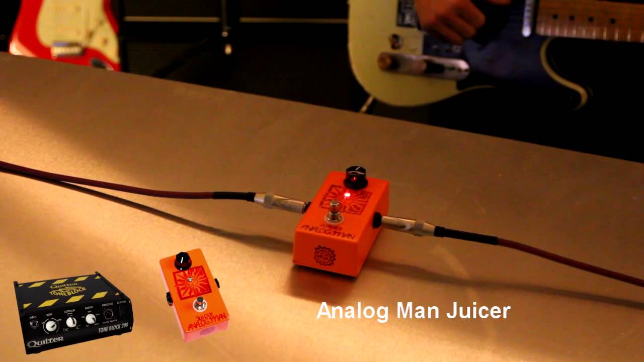 Analog Man Juicer Pedal Demo using the Quilter Labs ToneBlock 200 Mark Knopfler  Sultans Of Swing