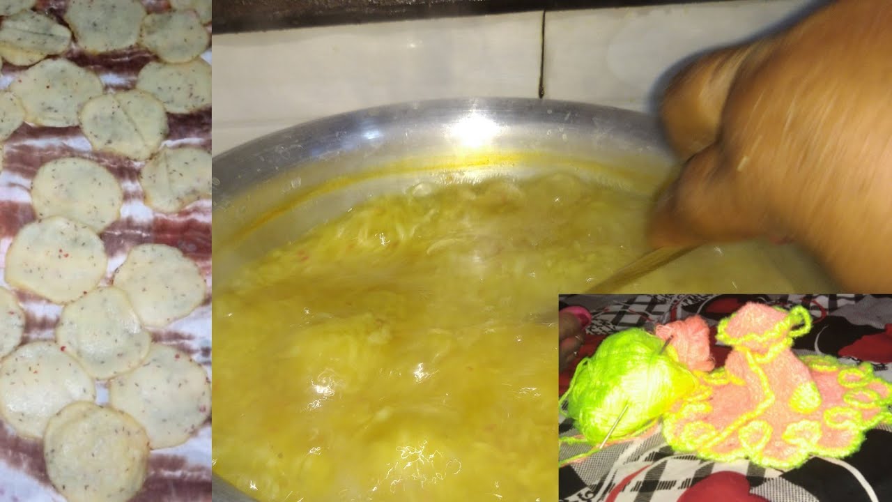आज चावल का पापड़ बनाए 😀🥰❤️