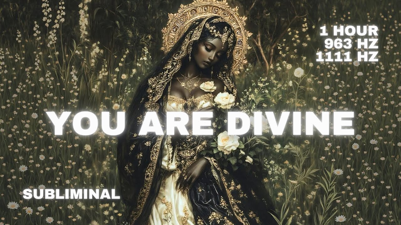 YOU ARE DIVINE — Become Aligned with Your Higher Self While You Sleep (1 Hour, 963 Hz, 1111Hz)