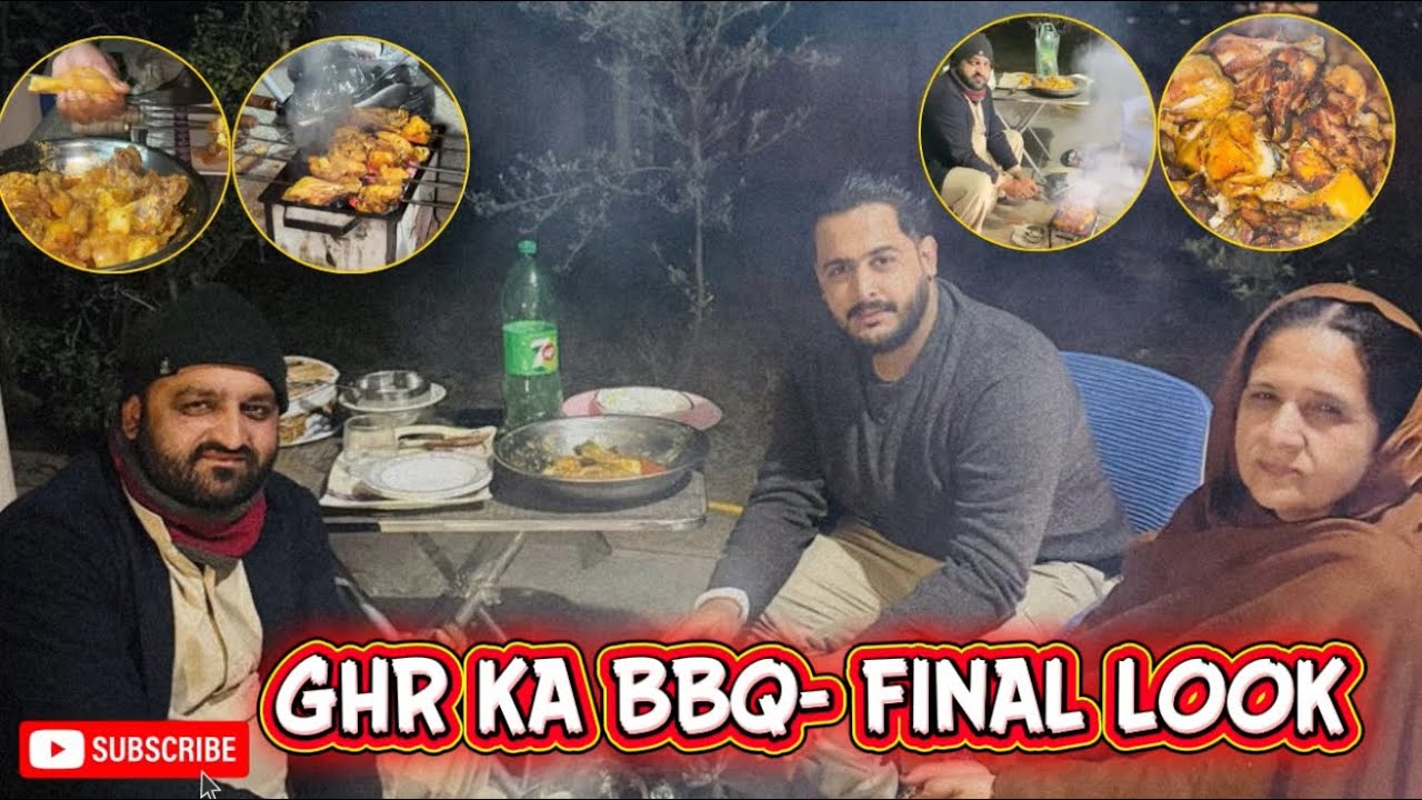 Family time + Ghar ka BBQ = Best Night Ever! 🌙🍗